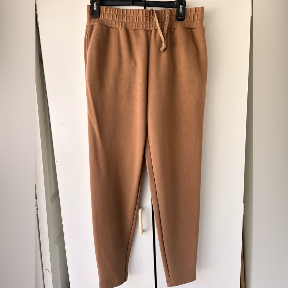 Varley Caramel Drawstring Joggers
